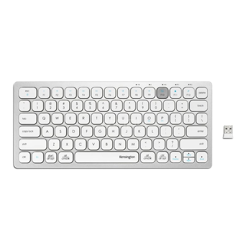 Teclado Inalámbrico Kensington K75504 (Bluetooth, Español, Blanco)