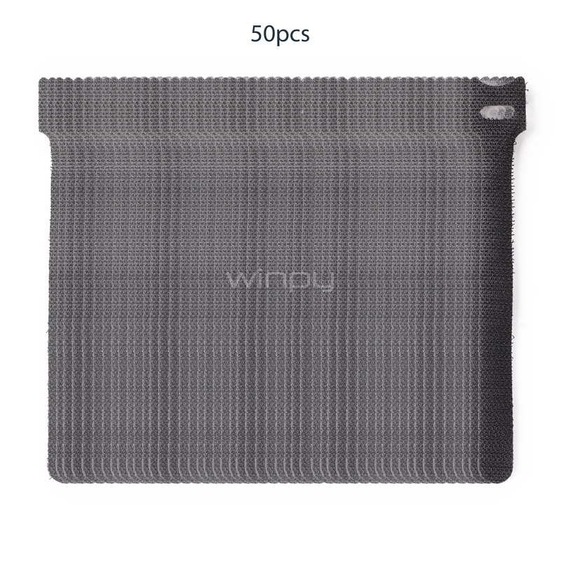 Pack 50 Bridas de Velcro Startech para Cables (6“, Negro)