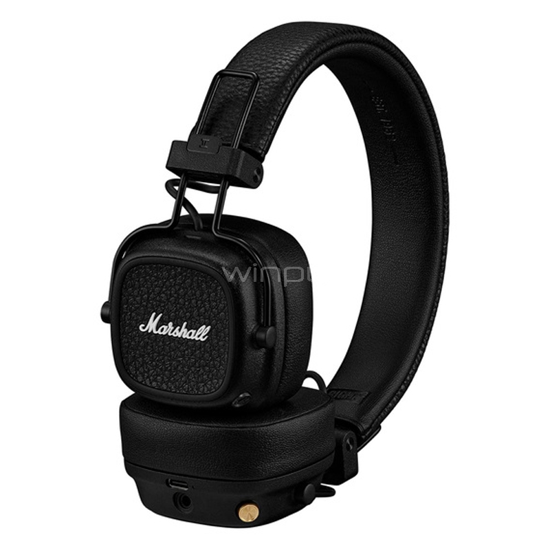Audífonos Inalámbricos Marshall Major V (Bluetooth/3.5mm, Botón M, Negro)
