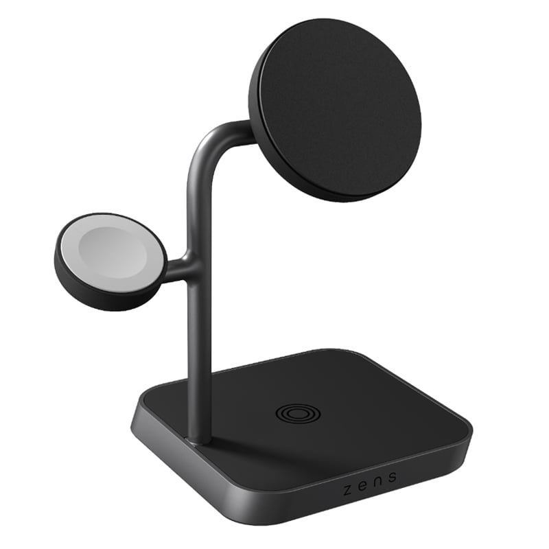Cargador 3 en 1 Zens Office Charger Pro 3 (Qi2, 25W, Negro)