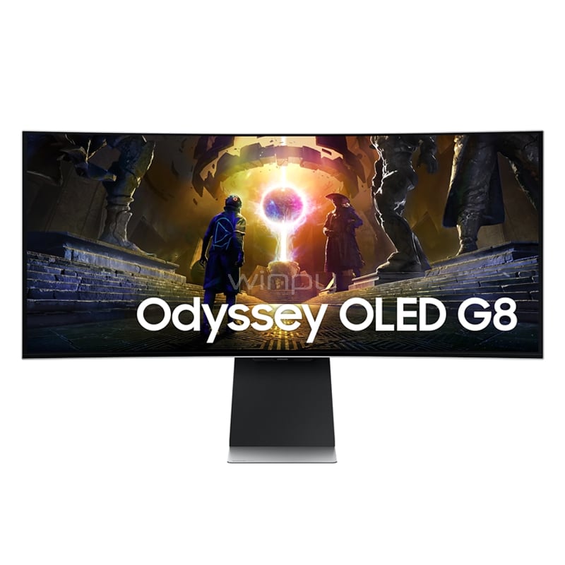 Monitor Gamer Samsung Odyssey G8 de 34“ Curvo (OLED, WQHD, 175Hz, 0.03ms, DP+HDMI, FreeSync/G-Sync)