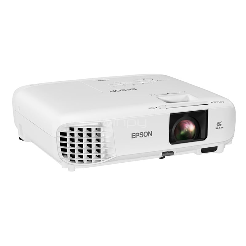 Proyector Epson PowerLite W49 (3LCD, 3.800 Lúmenes, WXGA, HDMI, USB/ LAN)