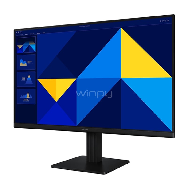 Monitor Samsung Essential S3 de 24“ (IPS, Full HD, 100Hz, HDMI+VGA, Vesa)