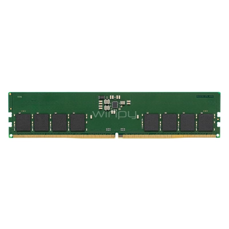 Memoria RAM Kingston ValueRAM de 16GB (DDR5, 5600MHz, CL46, 1RX8, DIMM)