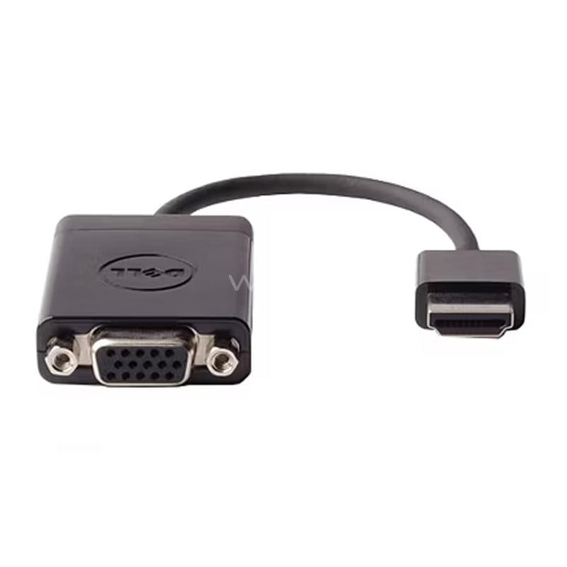 Cable Adaptador Dell de HDMI a VGA (Negro)