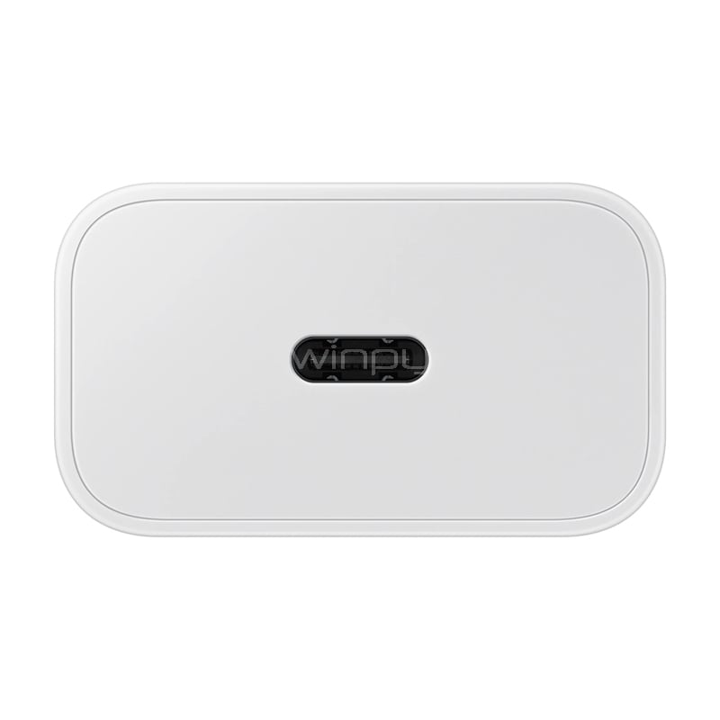 Cargador Samsung de 25W (USB-C, PD 3.0, Blanco)
