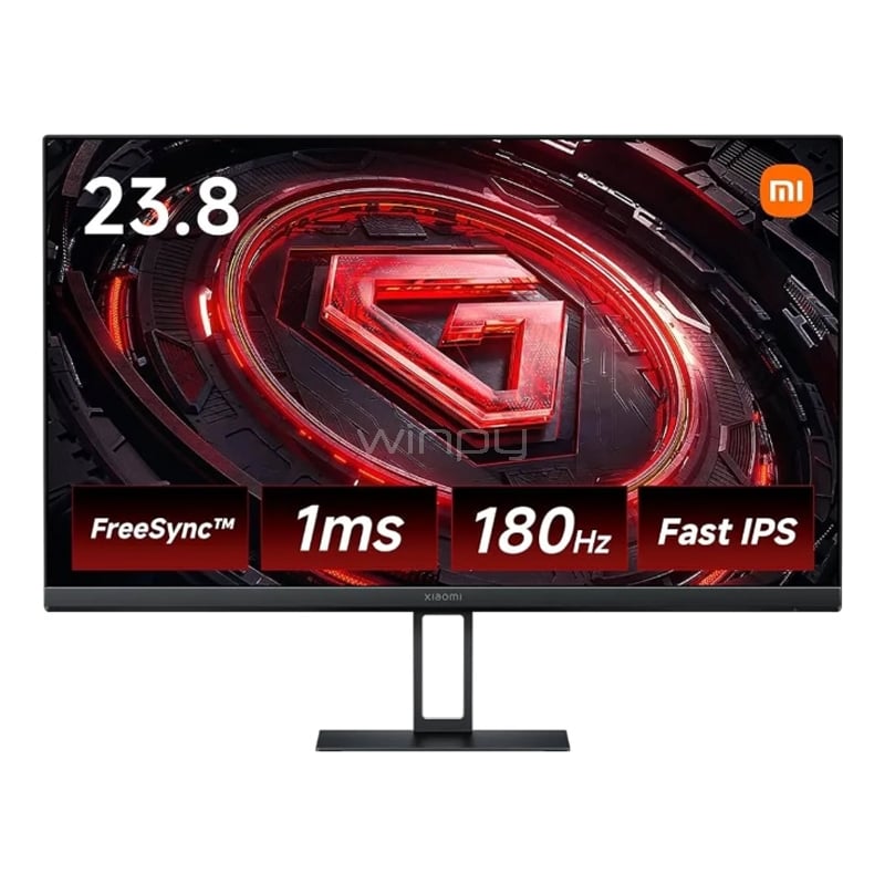 Monitor Gamer Xiaomi G24i de 23.8“ (IPS, Full HD, 180Hz, 1ms, DP+HDMI, FreeSync, Vesa)