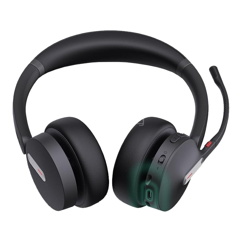 Audífonos Inalámbricos Yealink BH70 MS Teams (Bluetooth/Dongle USB, Negro)