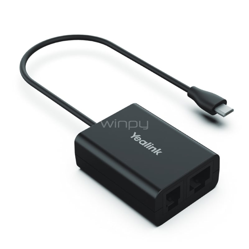Adaptador USB a RJ Yealink EHS60 para teléfonos IP (Micro USB, RJ45, RJ9)
