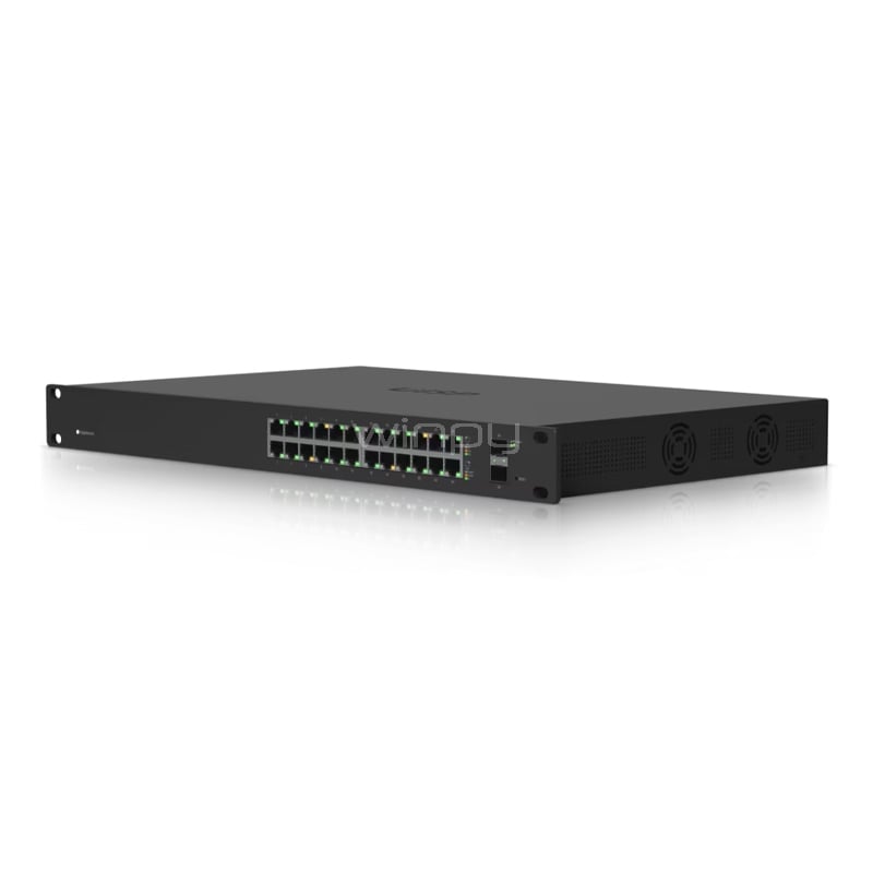 Switch Ubiquiti EdgeSwitch de 24 Puertos (Gigabit SFP, L3, PoE, 250W)