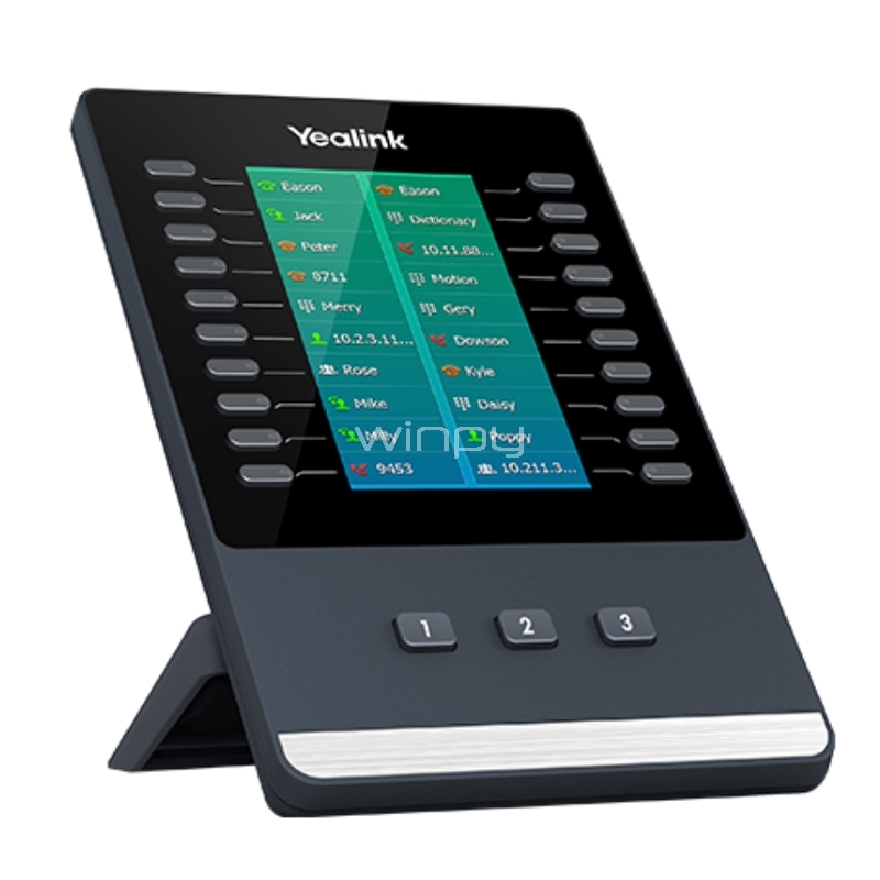 Módulo de Expansión Yealink para Telefono IP T5X (Pantalla 4.3“, 20 teclas)