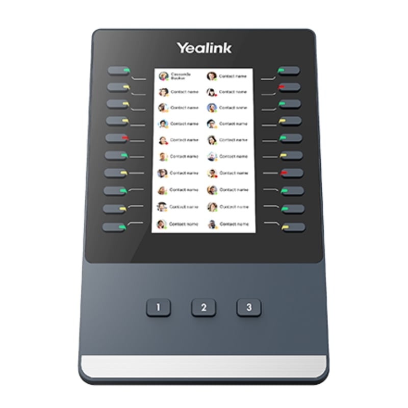Módulo de Expansión Yealink para Telefono IP T5X (Pantalla 4.3“, 20 teclas)