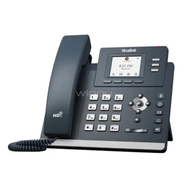 Teléfono Yealink MP52 E2 para Teams (Pantalla de 2.4“, Voz HD, Ethernet, PoE, Android 9)