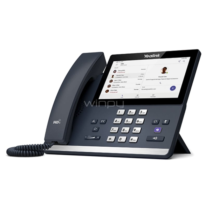 Teléfono Yealink MP56 E2 para Teams (Pantalla Táctil de 7“, USB/ Ethernet/ Bluetooth/ Wi-Fi, Android 9)