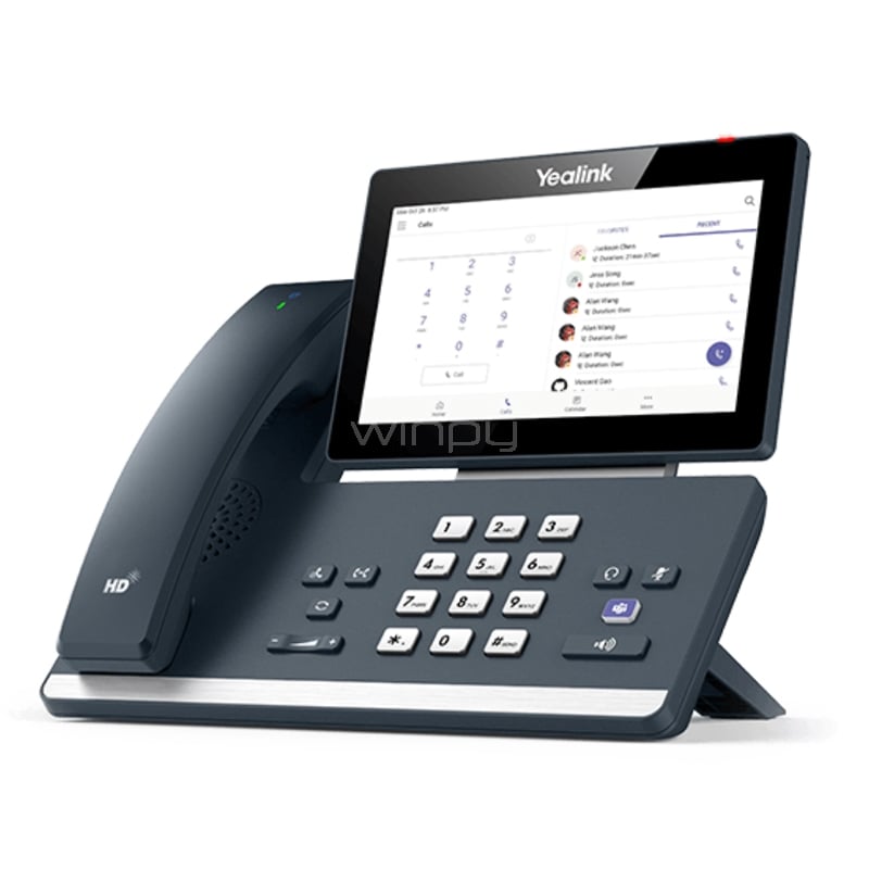 Teléfono Yealink MP58-WH para Teams (Pantalla táctil de 7“, USB/ Ethernet/ Bluetooth/ Wi-Fi, Android 9)