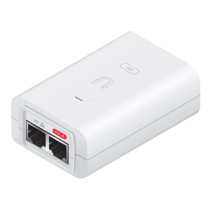 Inyector PoE Ubiquiti Networks 24-30W-G-WH (30W, Gigabit, 100-240 V)