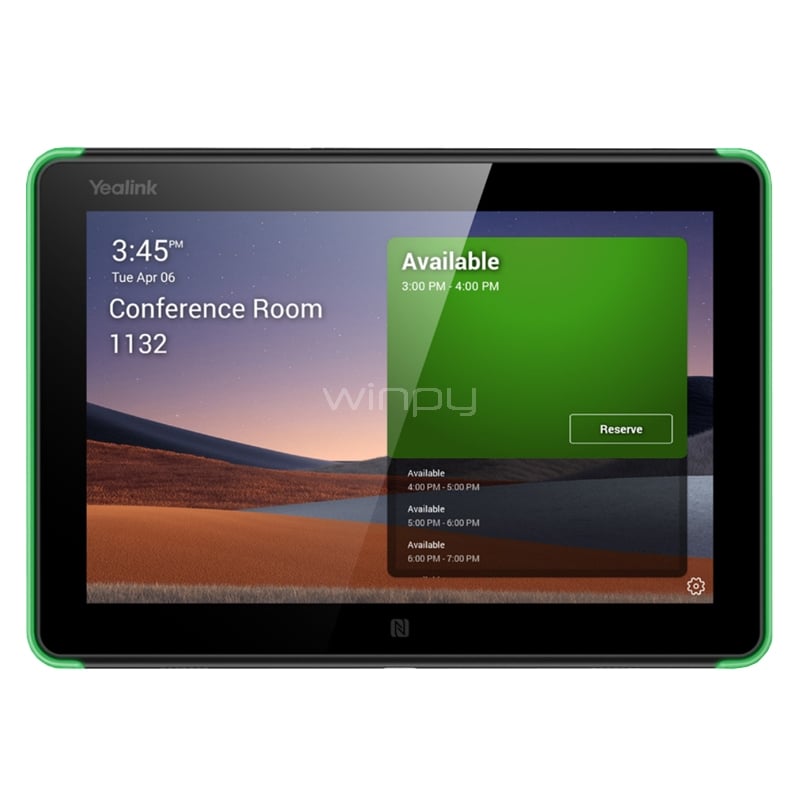 Panel de Agendamiento Yealink RoomPanel Plus de 10.1“ (PoE, Android 9)