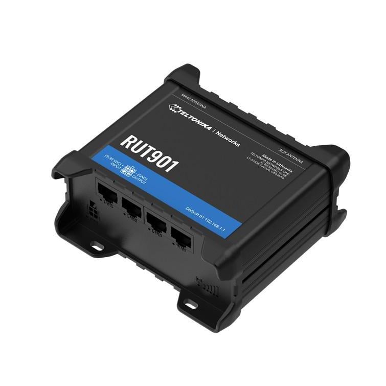 Router Celular Industrial Teltonika RUT901 (4G LTE/Wi-Fi/Ethernet, Doble SIM)