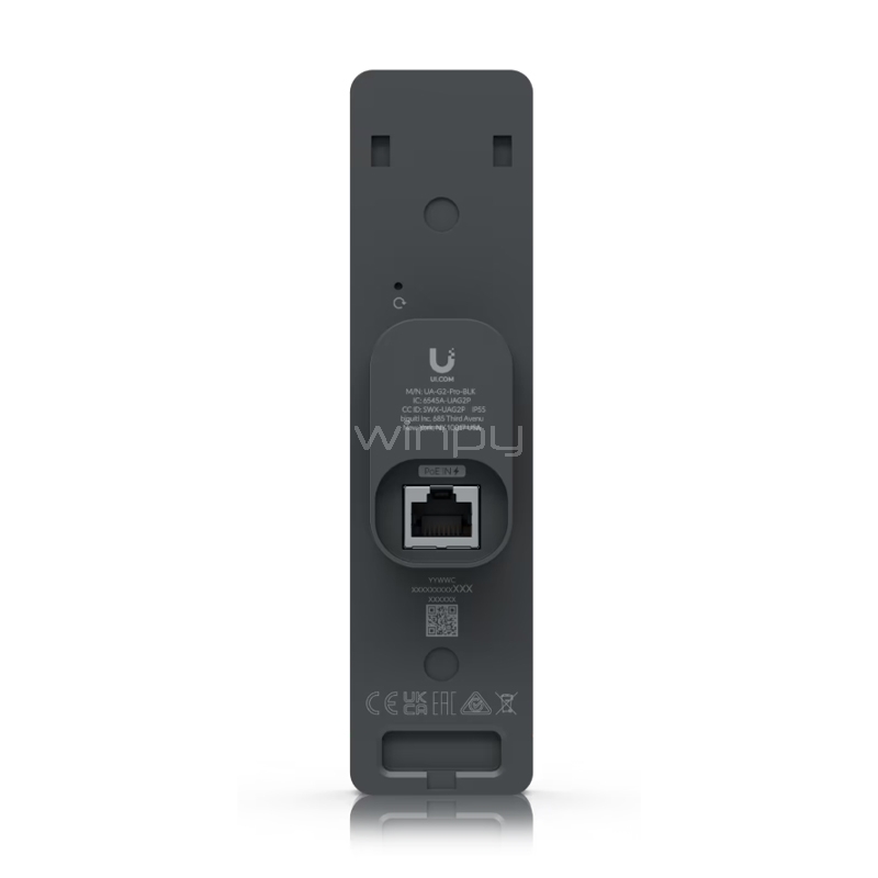 Lector de Acceso Ubiquiti G2 PRO (Bluetooth/ NFC, Timbre+CCTV, PoE, IP55, Negro)