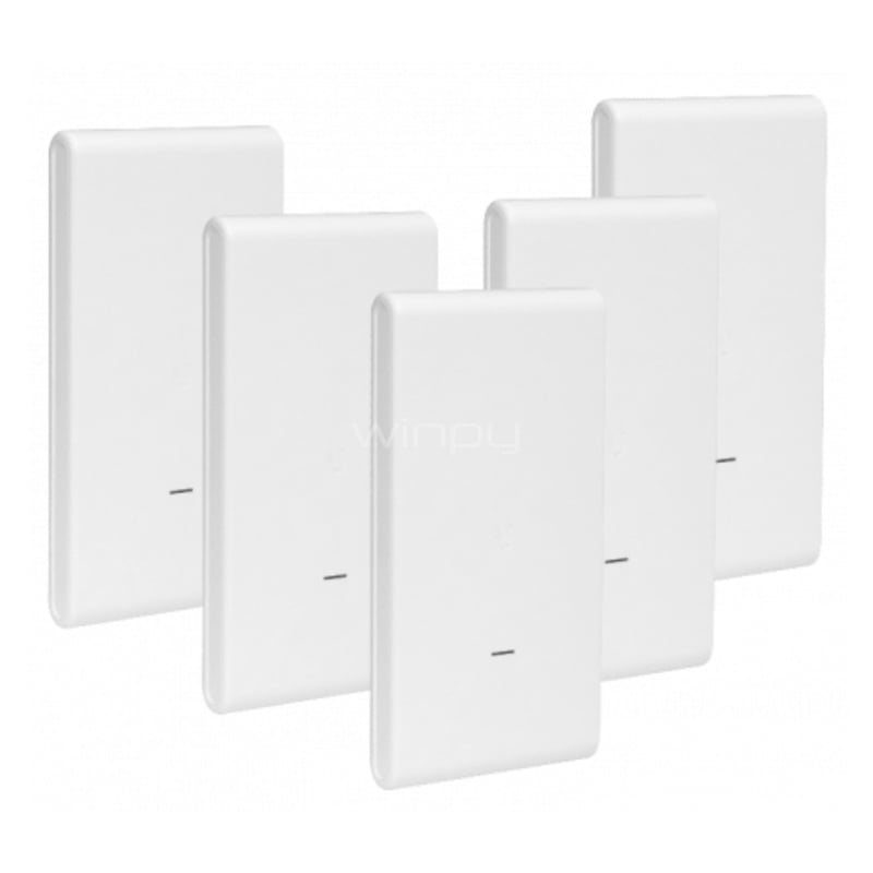 Pack de 5 Antenas Ubiquiti Unifi AC Mesh PRO (Wi-Fi 5, hasta 185m², PoE)