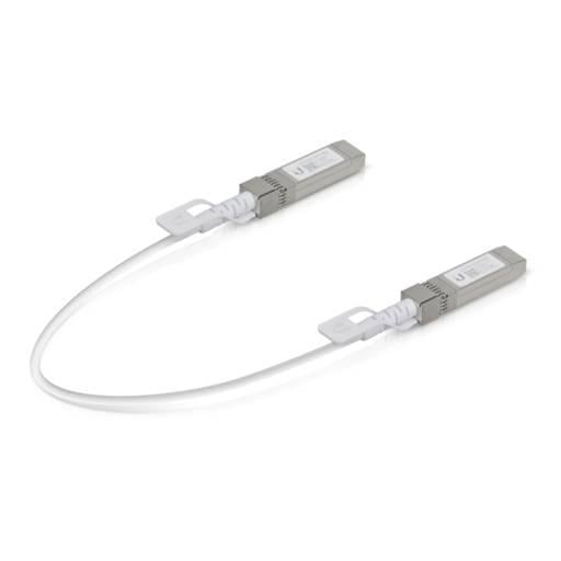 Cable de Conexión SFP+ Ubiquiti H!Fiber de 0.5 m (EQ Pasivo, Blanco)
