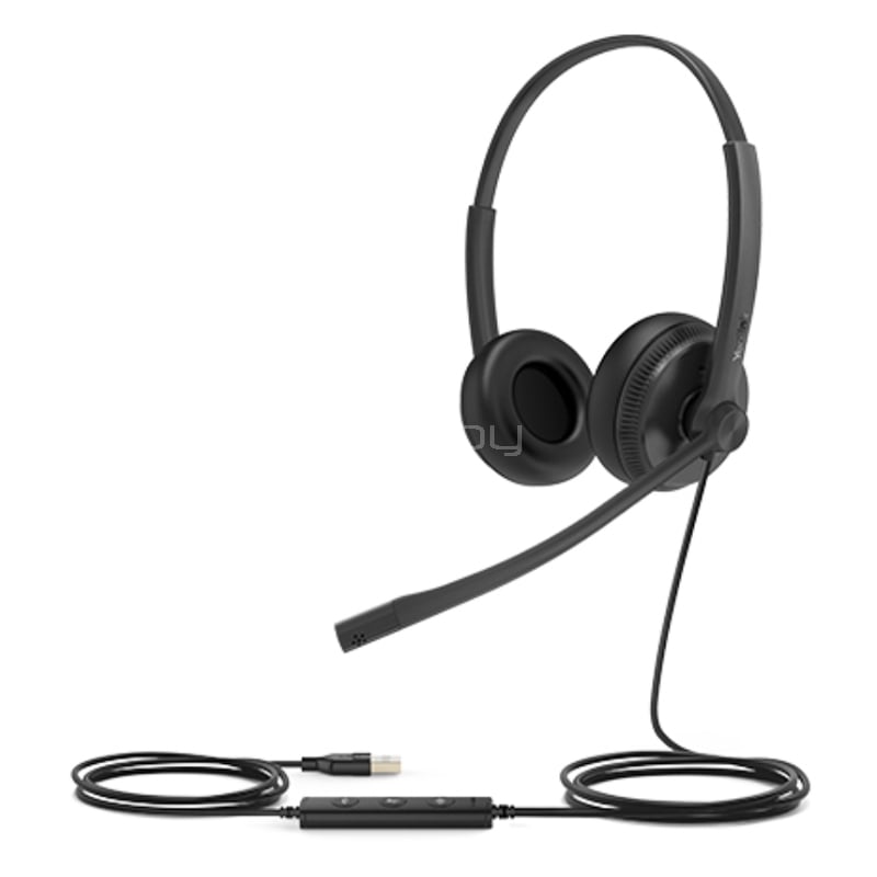 Audífonos Yealink UH34 SE Teams (USB, Negro)