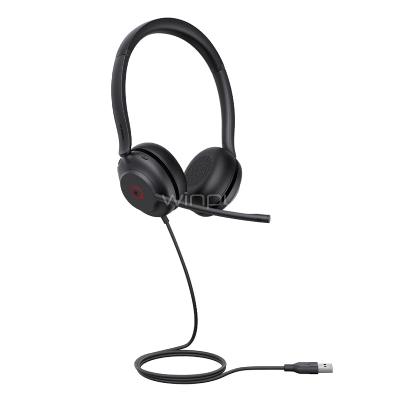 Audífonos Yealink UH35 Dual Teams (USB, Cancelación de ruido, EQ Dinámico)