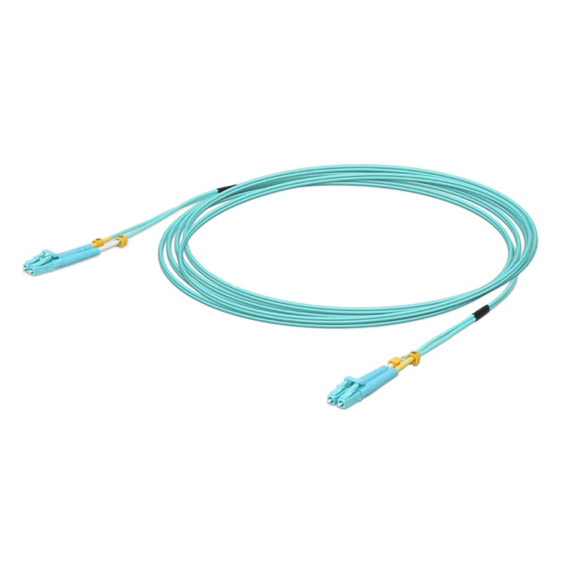 Cable de Fibra Ubiquiti de 3 metros (LC-LC, OM3, MultiModo, Duplex)