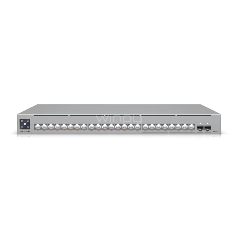 Switch Ubiquiti Pro Max de 24 Puertos (SFP+, 112 Gbps, PoE++, 400W)