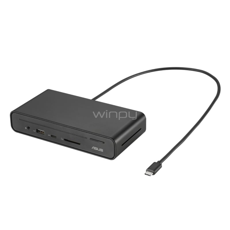 Estación de Acoplamiento Asus Dock DC300 USB-C (Triple Pantalla 4K, DisplayPort, HDMI, 90W)