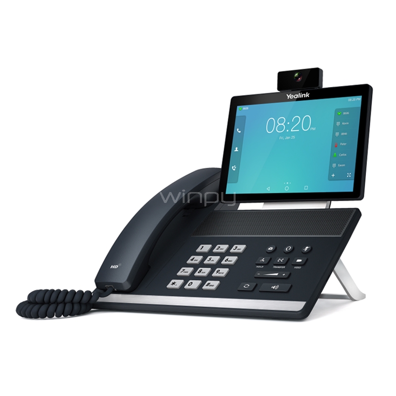 Teléfono IP Yealink VP59 (Pantalla Táctil 8“, Video 1080p, Android 7.1, Wi-Fi/Bluetooth)