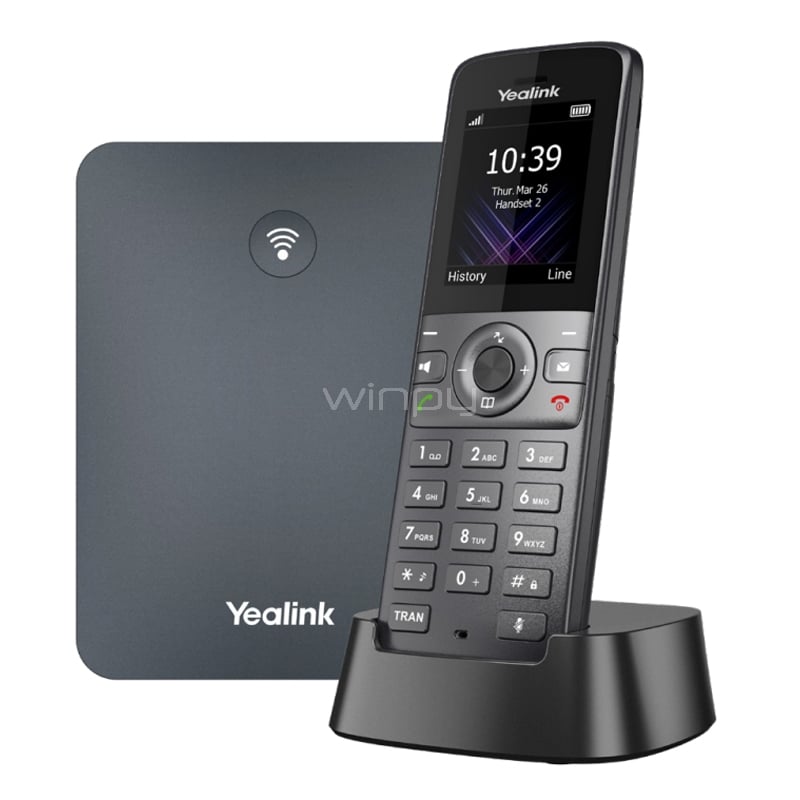 Teléfono IP Yealink W73P (DECT, 10 cuentas SIP)