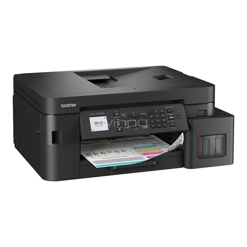 Multifuncional Brother MFC-T930DW (Tinta Color, 30ppm, 1200dpi, Wi-Fi/USB/Ethernet)