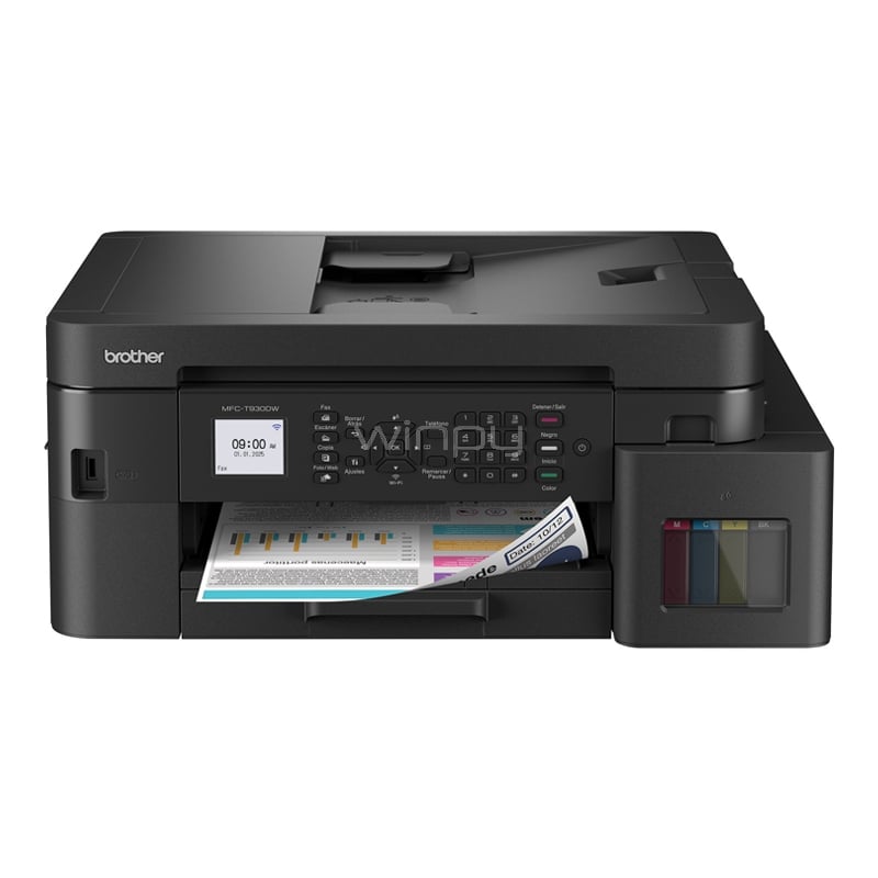 Multifuncional Brother MFC-T930DW (Tinta Color, 30ppm, 1200dpi, Wi-Fi/USB/Ethernet)