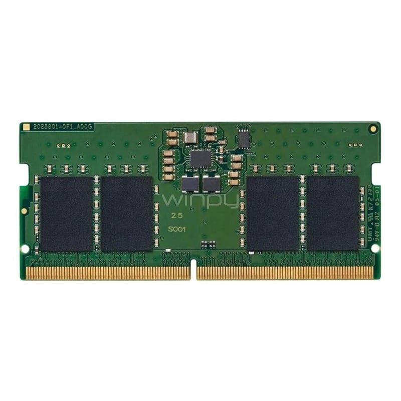 Memoria RAM Kingston ValueRAM de 8GB (DDR5, 5600MHz, CL46, SODIMM)