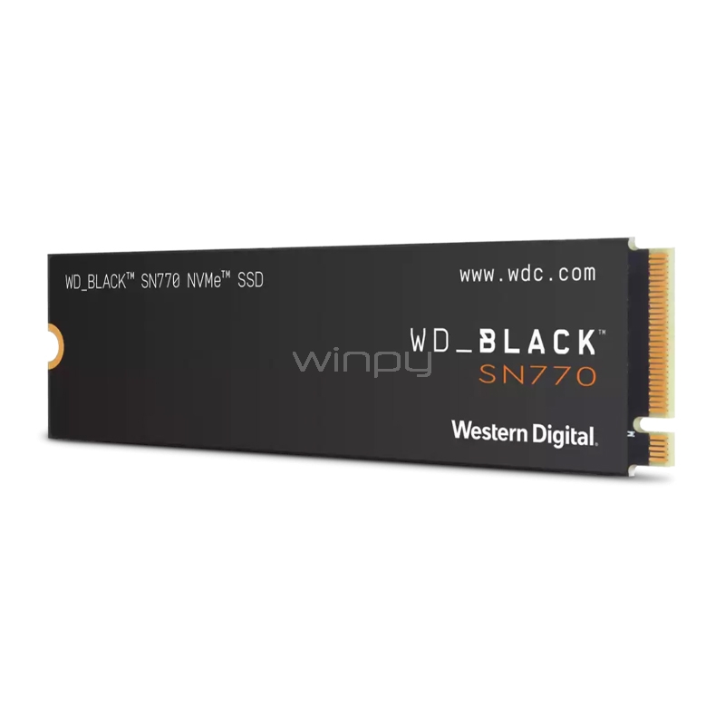 Unidad de Estado Sólido WD_BLACK SN770 de 1TB (NVMe 4.0, M.2 2280, Hasta 5150MB/s)