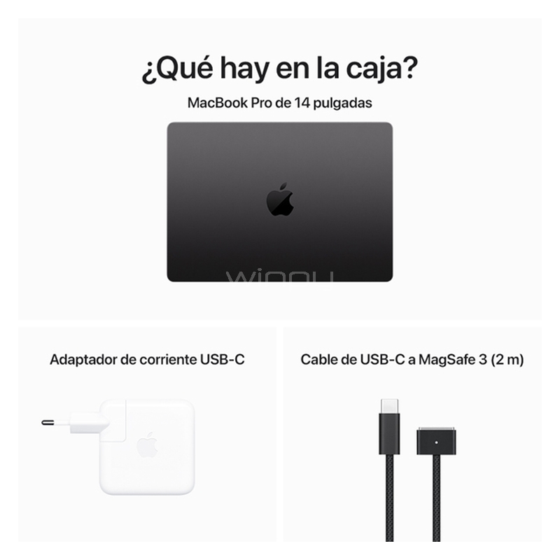 Apple MacBook Pro 14.2“ (Chip M4 Pro, GPU 20 núcleos, 48GB RAM