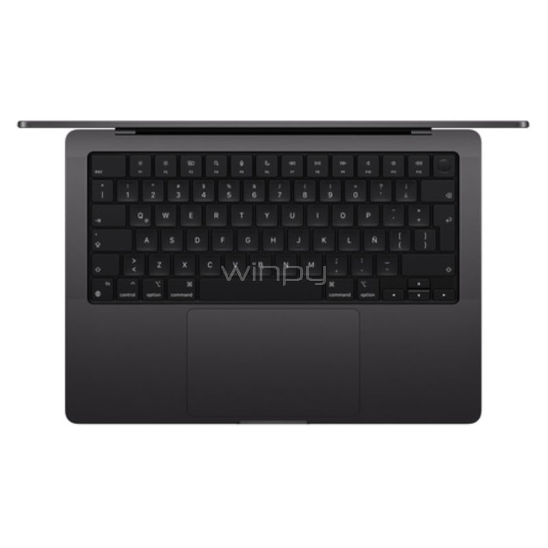 Apple MacBook Pro de 14.2“ (Chip M4, GPU 10 núcleos, 16GB RAM, 512GB SSD, Space Black)