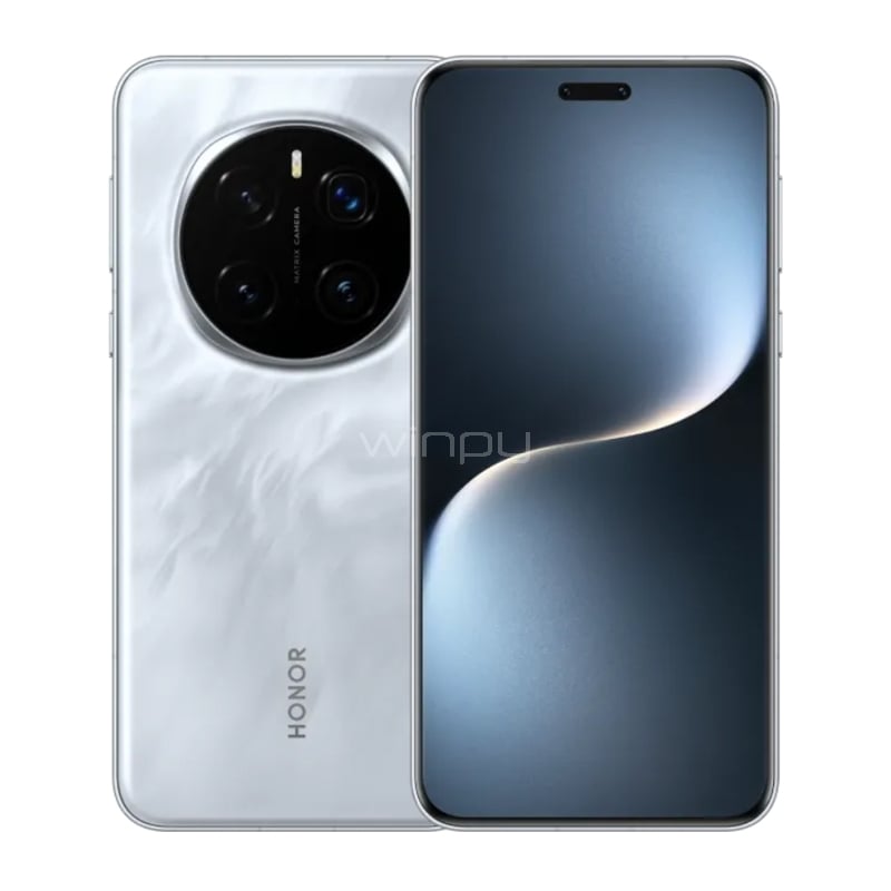 Celular Honor Magic7 Pro 5G de 6.8“ (Snapdragon 8 Elite, 12GB RAM, 512GB Internos, Gris Lunar)