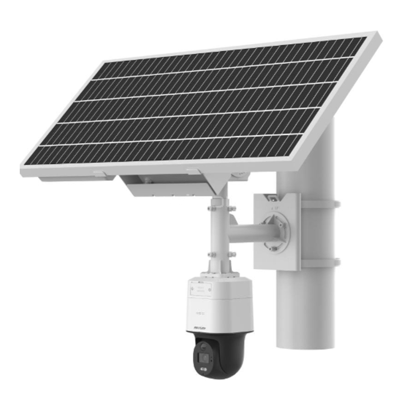 Cámara de Seguridad PT Hikvision con Energía Solar 40W (4MP CMOS, 4G/LTE, IP65)