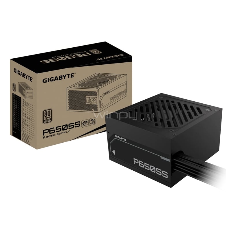 Fuente de Poder Gigabyte P650SS de 650W (Certificada 80+ Silver, ATX 3.0)