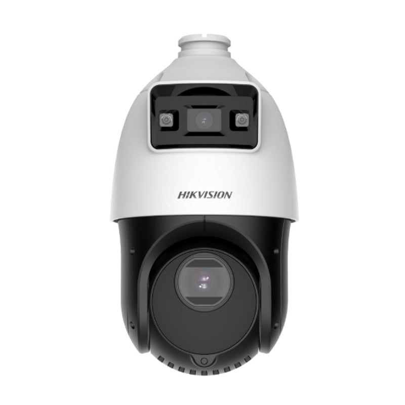 Cámara Domo Hikvision DS-2SE4C425MWG-E de Red (4MP x2, H.265+, IR, Zoom 25x, IP66)