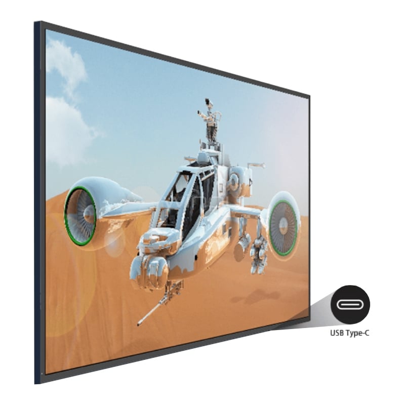 Pantalla Comercial MAXHUB CMA de 43“ (VA, 4K, HDMI+USB-C+Wi-Fi, Android)