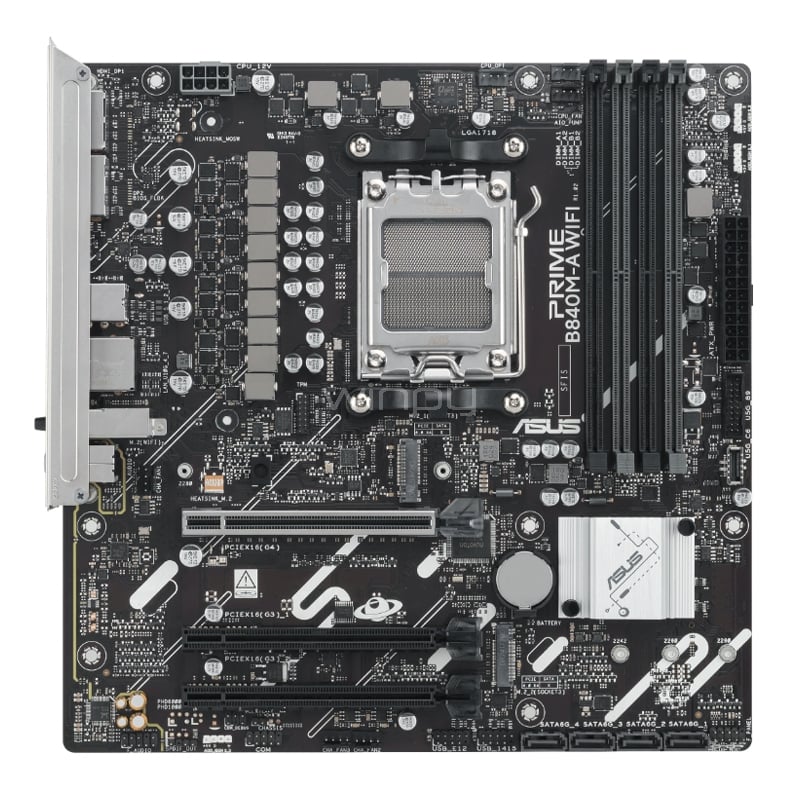 Placa Madre ASUS PRIME B840M-A WIFI (AM5, DDR5 7600+MHz, M.2 x3, MicroATX)