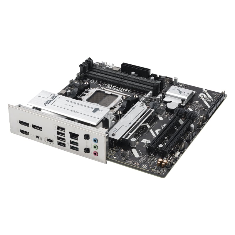 Placa Madre ASUS PRIME B840M-A WIFI (AM5, DDR5 7600+MHz, M.2 x3, MicroATX)