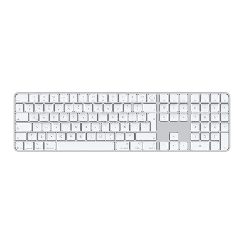 Apple Magic Keyboard (Touch ID, Español, USB-C, Blanco)
