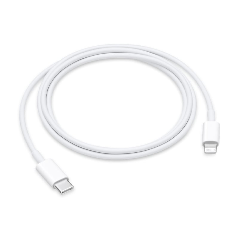 Cable de USB-C a Lightning (1 metro, Blanco)
