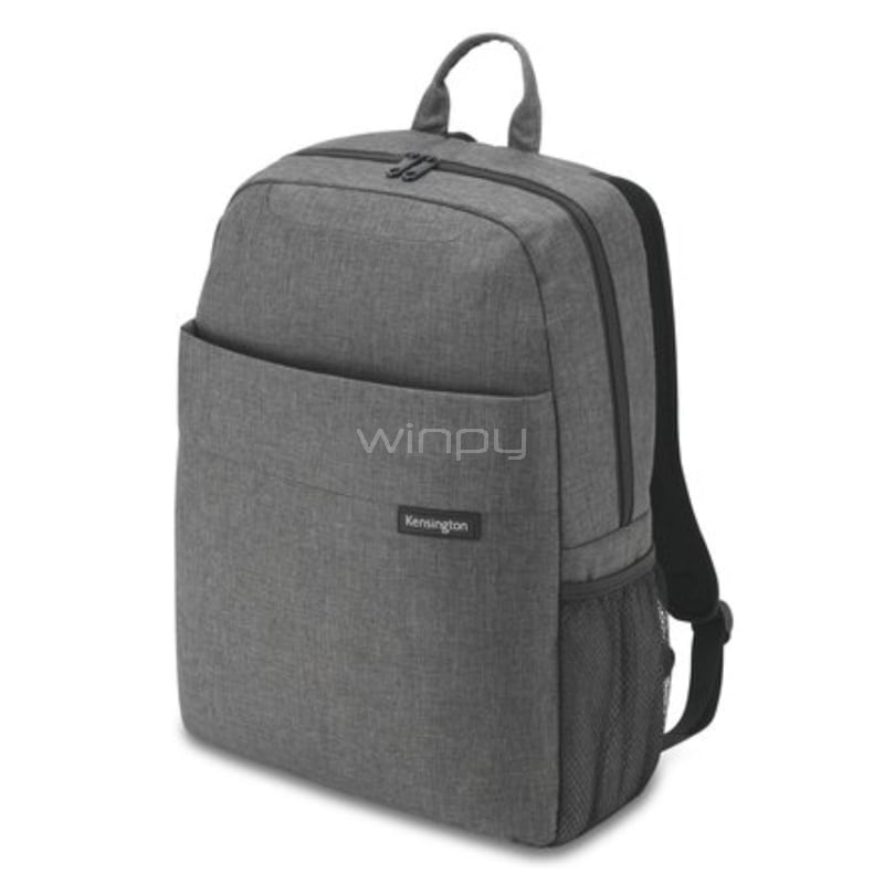 Mochila Kensington Simply Portable Lite para Portátil (hasta 16“, Gris)