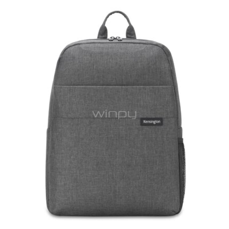 Mochila Kensington Simply Portable Lite para Portátil (hasta 16“, Gris)