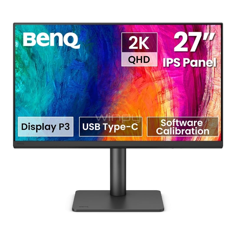 Monitor BenQ PD2706QN de 27“ - 9H.LNDLA.TBA - Winpy.cl